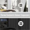 imageEstelar Textiler Khaki 100 Blackout Curtains for BedroomThermal Insulated Cold and Heat Blocking Grommet Curtains for Living Room Full Room Darkening Window Drapes with Black Liner52Wx84L2 PanelsWhite