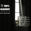 imageEstelar Textiler Khaki 100 Blackout Curtains for BedroomThermal Insulated Cold and Heat Blocking Grommet Curtains for Living Room Full Room Darkening Window Drapes with Black Liner52Wx84L2 PanelsKhaki