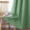imageEstelar Textiler Khaki 100 Blackout Curtains for BedroomThermal Insulated Cold and Heat Blocking Grommet Curtains for Living Room Full Room Darkening Window Drapes with Black Liner52Wx84L2 PanelsSage Green
