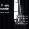 imageEstelar Textiler Khaki 100 Blackout Curtains for BedroomThermal Insulated Cold and Heat Blocking Grommet Curtains for Living Room Full Room Darkening Window Drapes with Black Liner52Wx84L2 PanelsNatural