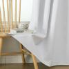 imageEstelar Textiler Khaki 100 Blackout Curtains for BedroomThermal Insulated Cold and Heat Blocking Grommet Curtains for Living Room Full Room Darkening Window Drapes with Black Liner52Wx84L2 PanelsWhite