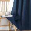 imageEstelar Textiler Khaki 100 Blackout Curtains for BedroomThermal Insulated Cold and Heat Blocking Grommet Curtains for Living Room Full Room Darkening Window Drapes with Black Liner52Wx84L2 PanelsNavy Blue