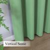 imageEstelar Textiler Khaki 100 Blackout Curtains for BedroomThermal Insulated Cold and Heat Blocking Grommet Curtains for Living Room Full Room Darkening Window Drapes with Black Liner52Wx84L2 PanelsSage Green