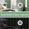 imageEstelar Textiler Khaki 100 Blackout Curtains for BedroomThermal Insulated Cold and Heat Blocking Grommet Curtains for Living Room Full Room Darkening Window Drapes with Black Liner52Wx84L2 PanelsSage Green