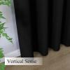 imageEstelar Textiler Khaki 100 Blackout Curtains for BedroomThermal Insulated Cold and Heat Blocking Grommet Curtains for Living Room Full Room Darkening Window Drapes with Black Liner52Wx84L2 PanelsBlack