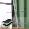 imageEstelar Textiler Khaki 100 Blackout Curtains for BedroomThermal Insulated Cold and Heat Blocking Grommet Curtains for Living Room Full Room Darkening Window Drapes with Black Liner52Wx84L2 PanelsSage Green