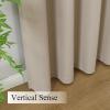 imageEstelar Textiler Khaki 100 Blackout Curtains for BedroomThermal Insulated Cold and Heat Blocking Grommet Curtains for Living Room Full Room Darkening Window Drapes with Black Liner52Wx84L2 PanelsKhaki
