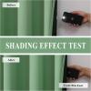 imageEstelar Textiler Khaki 100 Blackout Curtains for BedroomThermal Insulated Cold and Heat Blocking Grommet Curtains for Living Room Full Room Darkening Window Drapes with Black Liner52Wx84L2 PanelsSage Green
