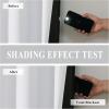 imageEstelar Textiler Khaki 100 Blackout Curtains for BedroomThermal Insulated Cold and Heat Blocking Grommet Curtains for Living Room Full Room Darkening Window Drapes with Black Liner52Wx84L2 PanelsWhite