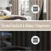 imageEstelar Textiler Khaki 100 Blackout Curtains for BedroomThermal Insulated Cold and Heat Blocking Grommet Curtains for Living Room Full Room Darkening Window Drapes with Black Liner52Wx84L2 PanelsKhaki