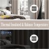 imageEstelar Textiler Khaki 100 Blackout Curtains for BedroomThermal Insulated Cold and Heat Blocking Grommet Curtains for Living Room Full Room Darkening Window Drapes with Black Liner52Wx84L2 PanelsNatural