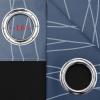 imageEstelar Textiler Navy Blue and Grayish White Blackout Curtains for Bedroom 72 Inches Long Thermal Insulated Ombre Blackout Drapes Room Darkening Energy Saving Drapes for Living Room52Wx72L2 Panels