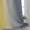 imageEstelar Textiler Ombre Grey and Yellow Blackout Curtains 72 Inch Length 2 Panels Full Light Blocking Curtains for Living RoomGrommet Thermal Insulated Gradient Drapes for Bedroom 52x72 Inch