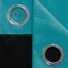 imageEstelar Textiler Ombre Purple Blackout Curtains 96 Inches Long Teal Curtains for Living Room Grommet Thermal Insulated Gradient Drapes Full Light Blocking Curtains for Bedroom52x96 Inch 2 Panels