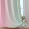imageEstelar Textiler Sage Green and Pink Blackout Curtains 84 Inches Long for Living Room Thermal Insulated Ombre Full Light Blocking Grommet Blackout Drapes for Bedroom 52Wx84L 2 Panels