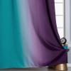 imageTeal Blackout Curtains 84 Inches Long Ombre Purple Blackout Curtains for Bedroom Grommet Thermal Insulated Gradient Drapes Full Light Blocking Curtains for Kids Room52x84 Inch 2 Panels