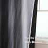 imageEstelar Textiler Full Room Darkening Blackout Curtains 72 Inch Length 2 Panels Set Ombre Greyish White and Black Thermal Insulated Full Light Blocking Grommet Blackout Drapes for Bedroom 52Wx72L