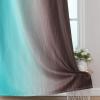 imageEstelar Textiler Full Room Darkening Gradient Blackout Curtains 96 Inch Length 2 Panels Set Ombre Teal and Brown Thermal Insulated Full Light Blocking Grommet Blackout Drapes for Bedroom 52Wx96L