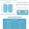imageEstelar Textiler Full Room Darkening Gradient Blackout Curtains 96 Inch Length 2 Panels Set Ombre Teal and Brown Thermal Insulated Full Light Blocking Grommet Blackout Drapes for Bedroom 52Wx96L