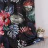imageEstelar Textiler Classical Blue Floral Printing Curtains for Living Room Curtains 84 Inches Long Room Darkening Thick Grommet Top Farmhouse Window Treatment White Drapes for Bedroom52Wx84L2 PanelsFloral Print