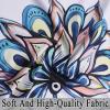 imageEstelar Textiler Classical Blue Floral Printing Curtains for Living Room Curtains 84 Inches Long Room Darkening Thick Grommet Top Farmhouse Window Treatment White Drapes for Bedroom52Wx84L2 PanelsWhite Blue Floral