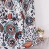 imageEstelar Textiler Classical Blue Floral Printing Curtains for Living Room Curtains 84 Inches Long Room Darkening Thick Grommet Top Farmhouse Window Treatment White Drapes for Bedroom52Wx84L2 PanelsWhite Boho Floral