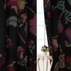 imageEstelar Textiler Classical Blue Floral Printing Curtains for Living Room Curtains 84 Inches Long Room Darkening Thick Grommet Top Farmhouse Window Treatment White Drapes for Bedroom52Wx84L2 PanelsBird and Feather Print