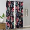 imageEstelar Textiler Classical Blue Floral Printing Curtains for Living Room Curtains 84 Inches Long Room Darkening Thick Grommet Top Farmhouse Window Treatment White Drapes for Bedroom52Wx84L2 PanelsFloral Print