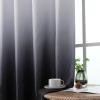 imageEstelar Textiler Black and Greyish White Blackout Curtains for Bedroom Ombre Black out Curtains 84 Inch long for Living RoomRoom Darkening Thermal Insulated Grommet Window Drapes52x84 Inch2 PanelsBlack and Greyish White