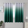 imageEstelar Textiler Black and Greyish White Blackout Curtains for Bedroom Ombre Black out Curtains 84 Inch long for Living RoomRoom Darkening Thermal Insulated Grommet Window Drapes52x84 Inch2 PanelsGreen and Greyish White