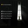 imageEstelar Textiler Black and Greyish White Blackout Curtains for Bedroom Ombre Black out Curtains 84 Inch long for Living RoomRoom Darkening Thermal Insulated Grommet Window Drapes52x84 Inch2 PanelsPurple and Greyish White