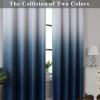 imageEstelar Textiler Black and Greyish White Blackout Curtains for Bedroom Ombre Black out Curtains 84 Inch long for Living RoomRoom Darkening Thermal Insulated Grommet Window Drapes52x84 Inch2 PanelsNavy Blue and Greyish White