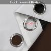imageEstelar Textiler Black and Greyish White Blackout Curtains for Bedroom Ombre Black out Curtains 84 Inch long for Living RoomRoom Darkening Thermal Insulated Grommet Window Drapes52x84 Inch2 PanelsBrown and Greyish White