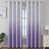 imageEstelar Textiler Black and Greyish White Blackout Curtains for Bedroom Ombre Black out Curtains 84 Inch long for Living RoomRoom Darkening Thermal Insulated Grommet Window Drapes52x84 Inch2 PanelsLilac and Greyish White