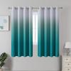 imageEstelar Textiler Black and Greyish White Blackout Curtains for Bedroom Ombre Black out Curtains 84 Inch long for Living RoomRoom Darkening Thermal Insulated Grommet Window Drapes52x84 Inch2 PanelsTeal and Greyish White