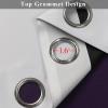 imageEstelar Textiler Black and Greyish White Blackout Curtains for Bedroom Ombre Black out Curtains 84 Inch long for Living RoomRoom Darkening Thermal Insulated Grommet Window Drapes52x84 Inch2 PanelsPurple and Greyish White
