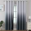imageEstelar Textiler Black and Greyish White Blackout Curtains for Bedroom Ombre Black out Curtains 84 Inch long for Living RoomRoom Darkening Thermal Insulated Grommet Window Drapes52x84 Inch2 PanelsSteel Grey and Greyish White
