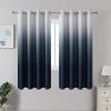 imageEstelar Textiler Black and Greyish White Blackout Curtains for Bedroom Ombre Black out Curtains 84 Inch long for Living RoomRoom Darkening Thermal Insulated Grommet Window Drapes52x84 Inch2 PanelsNavy Blue and Greyish White
