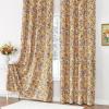 imageEstelar Textiler Green Velvet Floral Pattern Blackout Curtains for Living Room 96 Inches Long 2 Panels Luxury Room Darkening Thermal Insulated Grommet Window Curtains ampamp Drapes for Bedroom 52Wx96LMustard Yellow