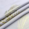 image:imageEstelar Textiler Greyish White Room Darkening Curtains 84 Inches Long for Bedroom Gold Palm Leaf and Wheat Pattern Light Filtering Window Curtain Drapes for Living Room 52Wx84L 2 Panels