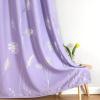 image:imageEstelar Textiler Lilac Blackout Curtains for Living Room Room Darkening Curtains with Silver Palm Tree Pattern Light Blocking Thermal Insulated Window Drapes for Kids Room 52Wx84L 2 Panels
