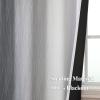 image:imageEstelar Textiler Purple and Grey Blackout Curtains for Girls Bedroom Full Room Darkening Rod Pocket Ombre Curtains for Kids Room Thermal Insulated Light Blocking Gradient Drapes 42Wx63L 2 PanelsGrey and Greyish White