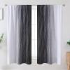 image:imageEstelar Textiler Purple and Grey Blackout Curtains for Girls Bedroom Full Room Darkening Rod Pocket Ombre Curtains for Kids Room Thermal Insulated Light Blocking Gradient Drapes 42Wx63L 2 PanelsBlack and Greyish White
