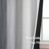 image:imageEstelar Textiler Purple and Grey Blackout Curtains for Girls Bedroom Full Room Darkening Rod Pocket Ombre Curtains for Kids Room Thermal Insulated Light Blocking Gradient Drapes 42Wx63L 2 PanelsGrey and Greyish White