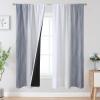 image:imageEstelar Textiler Purple and Grey Blackout Curtains for Girls Bedroom Full Room Darkening Rod Pocket Ombre Curtains for Kids Room Thermal Insulated Light Blocking Gradient Drapes 42Wx63L 2 PanelsGrey and Greyish White