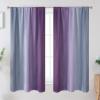 image:imageEstelar Textiler Purple and Grey Blackout Curtains for Girls Bedroom Full Room Darkening Rod Pocket Ombre Curtains for Kids Room Thermal Insulated Light Blocking Gradient Drapes 42Wx63L 2 PanelsGrey and Purple