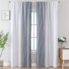image:imageEstelar Textiler Purple and Grey Blackout Curtains for Girls Bedroom Full Room Darkening Rod Pocket Ombre Curtains for Kids Room Thermal Insulated Light Blocking Gradient Drapes 42Wx63L 2 PanelsGrey and Greyish White