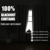 image:imageEstelar Textiler Purple and Grey Blackout Curtains for Girls Bedroom Full Room Darkening Rod Pocket Ombre Curtains for Kids Room Thermal Insulated Light Blocking Gradient Drapes 42Wx63L 2 PanelsSage Green and Greyish White