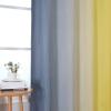 image:imageEstelar Textiler Purple and Grey Blackout Curtains for Girls Bedroom Full Room Darkening Rod Pocket Ombre Curtains for Kids Room Thermal Insulated Light Blocking Gradient Drapes 42Wx63L 2 PanelsYellow and Grey