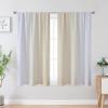 image:imageEstelar Textiler Purple and Grey Blackout Curtains for Girls Bedroom Full Room Darkening Rod Pocket Ombre Curtains for Kids Room Thermal Insulated Light Blocking Gradient Drapes 42Wx63L 2 PanelsBeige and Greyish White